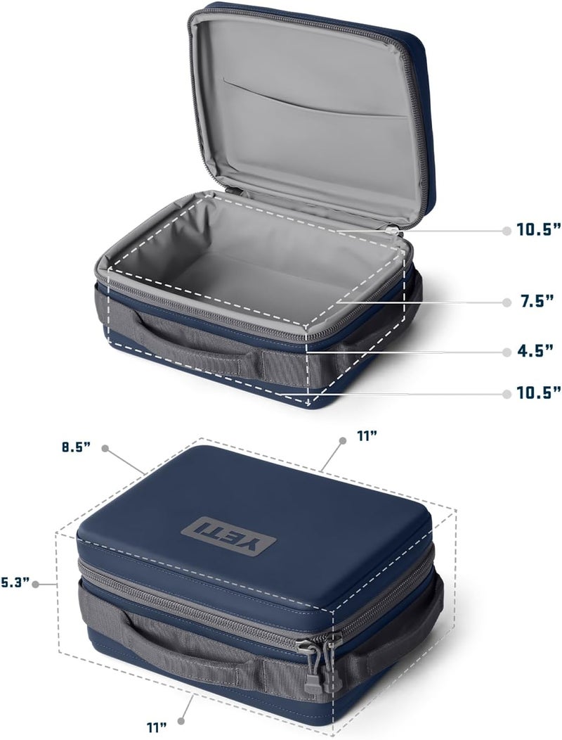 YETI حقيبة غداء معزولة ناعمة بسعة 5 لتر، سوداء - Image 5